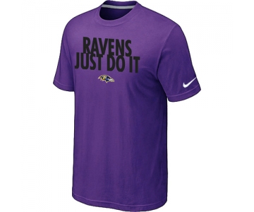 NFL Baltimore Ravens Just Do It Purple T-Shirt