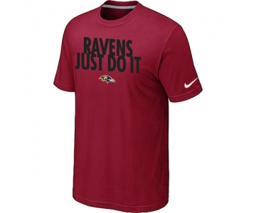 NFL Baltimore Ravens Just Do It Red T-Shirt