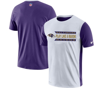 NFL Baltimore Ravens Nike Performance T Shirt White