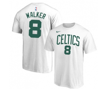 Boston Celtics 8 Kemba Walker White Nike T-Shirt