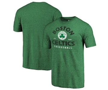 Boston Celtics Kelly Green Vintage Arch Tri-Blend T-Shirt