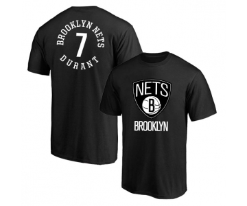 Brooklyn Nets 7 Kevin Durant Black T-Shirt1