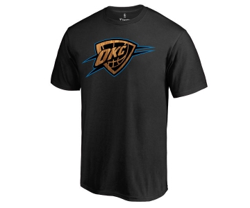 Men's Oklahoma City Thunder Black Hardwood T-Shirt