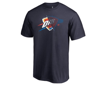 Men's Oklahoma City Thunder Fanatics Branded Navy X-Ray T-Shirt