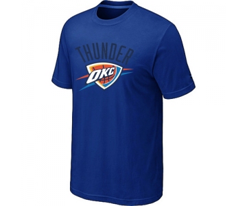 Oklahoma City Thunder Big & Tall Primary Logo Blue NBA T-Shirt