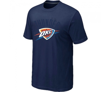 Oklahoma City Thunder Big & Tall Primary Logo D.Blue NBA T-Shirt