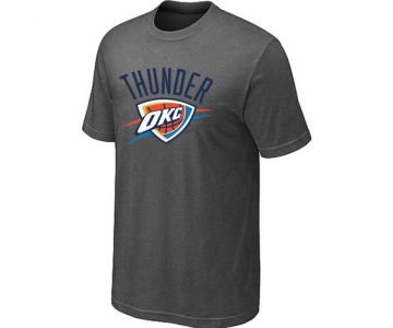 Oklahoma City Thunder Big & Tall Primary Logo D.Grey NBA T-Shirt