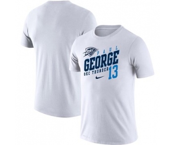 Paul George Oklahoma City Thunder Nike Player Performance T-Shirt White