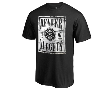 Men's Denver Nuggets Fanatics Branded Black Court Vision T-Shirt