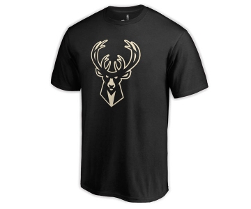 Men's Milwaukee Bucks Fanatics Branded Black Taylor T-Shirt