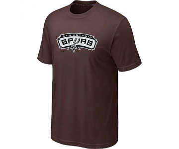 San Antonio Spurs Big & Tall Primary Logo Brown NBA T-Shirt