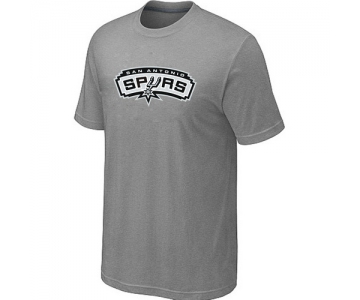 San Antonio Spurs Big & Tall Primary Logo L.Grey NBA T-Shirt