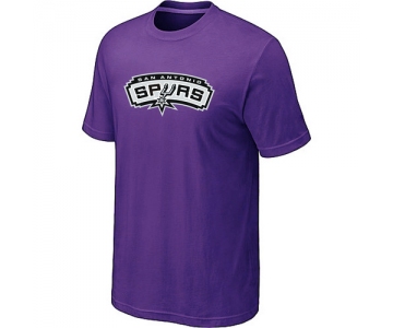 San Antonio Spurs Big & Tall Primary Logo Purple NBA T-Shirt