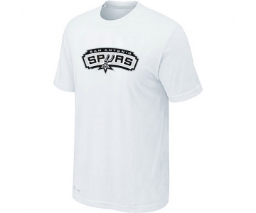 San Antonio Spurs Big & Tall Primary Logo white NBA T-Shirt