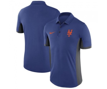 Men's New York Mets Nike Royal Franchise Polo