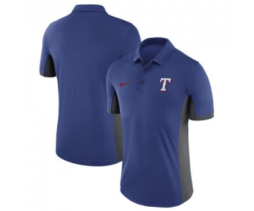 Men's Texas Rangers Nike Royal Franchise Polo