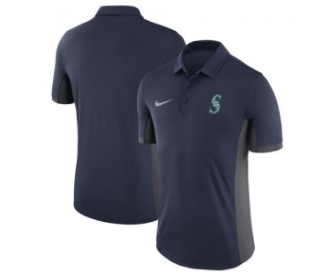 Men's Seattle Mariners Nike Navy Franchise Polo