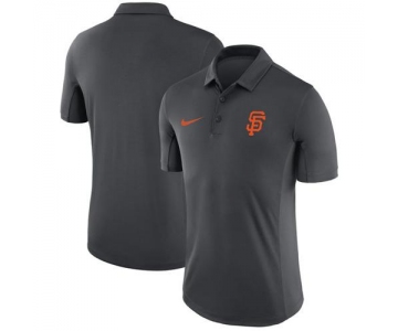 Men's San Francisco Giants Nike Anthracite Franchise Polo