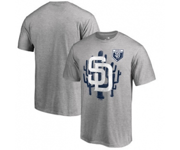 San Diego Padres Fanatics Branded 2018 MLB Spring Training Vintage T Shirt Heather Gray