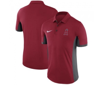 Men's Los Angeles Angels of Anaheim Nike Red Franchise Polo