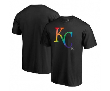 Men's Kansas City Royals Fanatics Branded Pride Black T Shirt