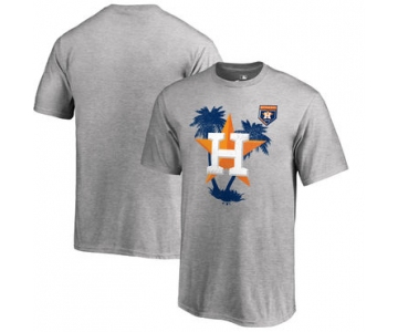 Houston Astros Fanatics Branded 2018 Spring Training Vintage Team Specific T Shirt Heather Gray