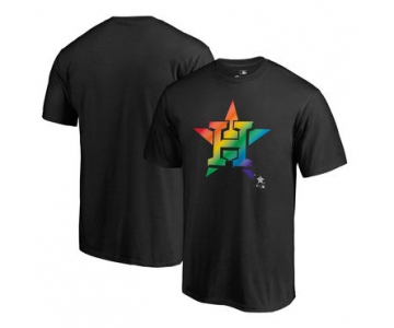 Men's Houston Astros Fanatics Branded Pride Black T Shirt