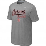 Nike MLB Houston Astros 2014 Home Practice T-Shirt - Light Grey