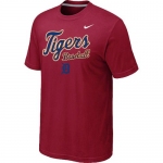 Nike MLB Detroit Tigers 2014 Home Practice T-Shirt - Red