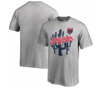 Cleveland Indians Fanatics Branded 2018 MLB Spring Training Vintage T Shirt Heather Gray