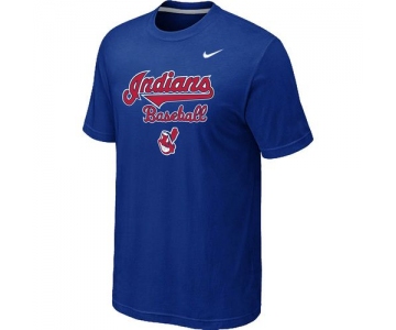 Nike MLB Cleveland Indians 2014 Home Practice T-Shirt - Blue