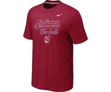 Nike MLB Cleveland Indians 2014 Home Practice T-Shirt - Red