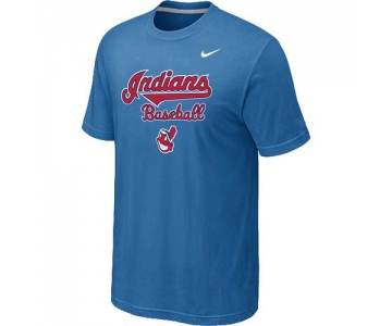 Nike MLB Cleveland Indians 2014 Home Practice T-Shirt - light Blue