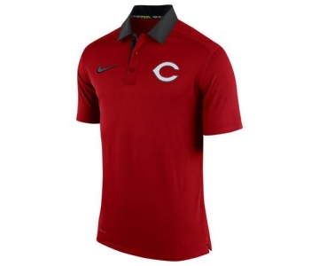 Men's Cincinnati Reds Nike Red Authentic Collection Dri-FIT Elite Polo