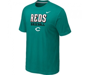 Nike MLB Cincinnati Reds 2014 Home Practice T-Shirt - Green