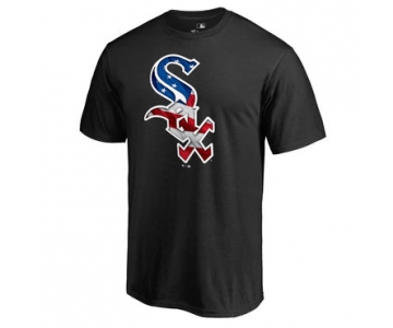 Men's Chicago White Sox Black Banner Wave II T Shirt