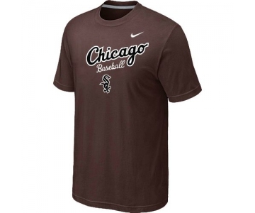 Nike MLB Chicago White Sox 2014 Home Practice T-Shirt - Brown