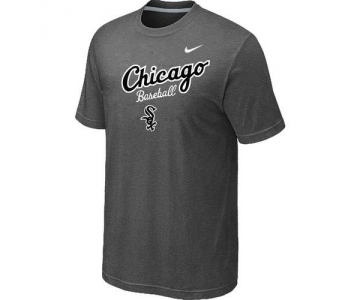 Nike MLB Chicago White Sox 2014 Home Practice T-Shirt - Dark Grey