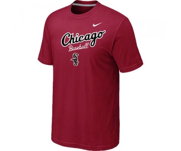 Nike MLB Chicago White Sox 2014 Home Practice T-Shirt - Red