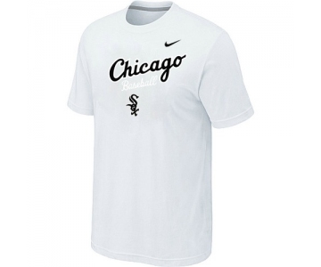 Nike MLB Chicago White Sox 2014 Home Practice T-Shirt - White