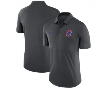 Men's Chicago Cubs Nike Anthracite Franchise Polo