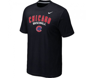 Nike MLB Chicago Cubs 2014 Home Practice T-Shirt - Black