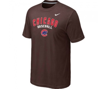 Nike MLB Chicago Cubs 2014 Home Practice T-Shirt - Brown