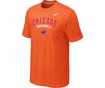 Nike MLB Chicago Cubs 2014 Home Practice T-Shirt - Orange