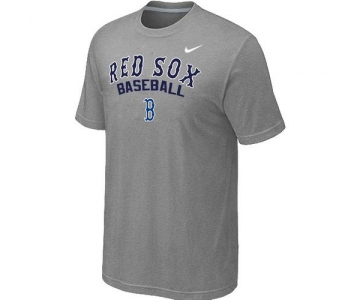 Nike MLB Boston Red Sox 2014 Home Practice T-Shirt - Light Grey