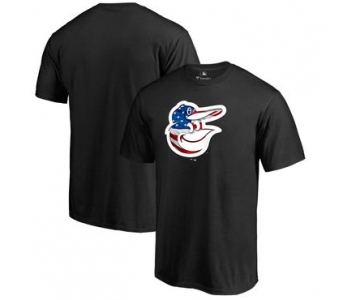 Men's Baltimore Orioles Fanatics Branded Black Banner Wave T Shirt