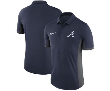 Men's Atlanta Braves Nike Navy Franchise Polo