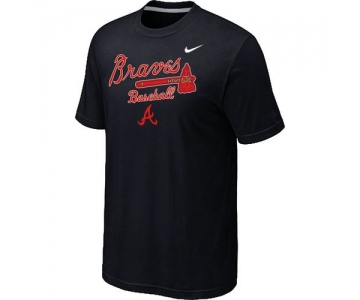 Nike MLB Atlanta Braves 2014 Home Practice T-Shirt - Black