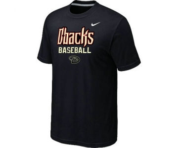 Nike MLB Arizona Diamondbacks 2014 Home Practice T-Shirt - Black