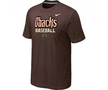 Nike MLB Arizona Diamondbacks 2014 Home Practice T-Shirt - Brown